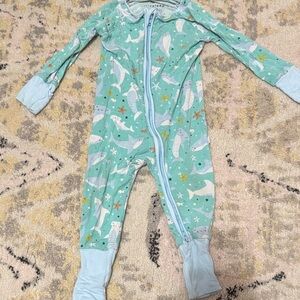 Little Sleepies Shark zippy